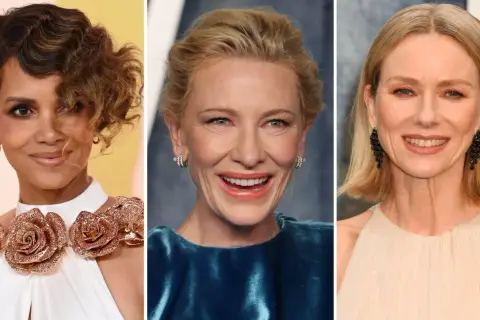 Halle Berry, Cate Blanchett och Naomi Watts visar upp eleganta frisyrer 50+.