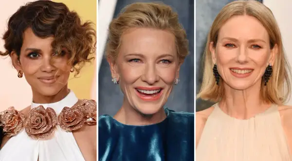 Halle Berry, Cate Blanchett och Naomi Watts visar upp eleganta frisyrer 50+.