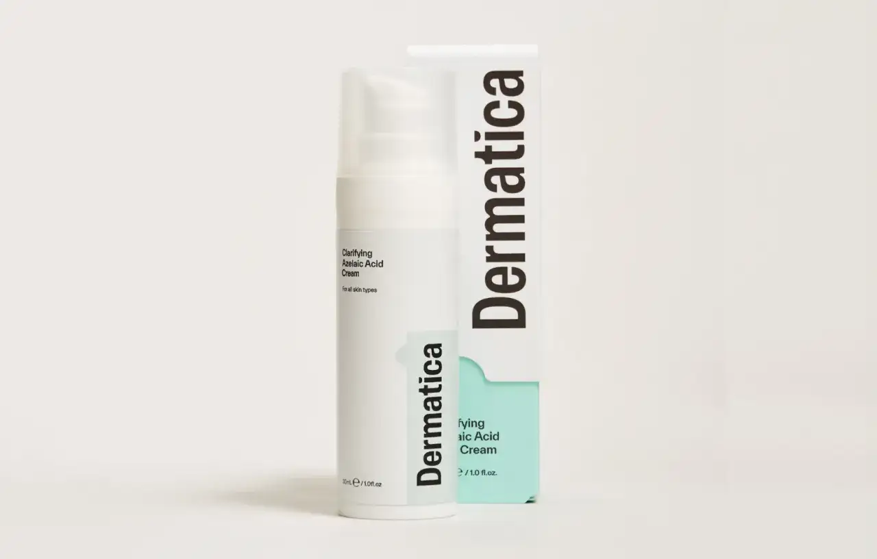 Dermatica Clarifying Azelaic Acid Cream, en ansiktskräm med azelaic acid för alla hudtyper.